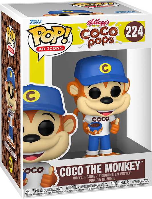Kelloggs- Coco the Monkey #224 - Funko Pop! Vinyl Figure (Ad Icons)