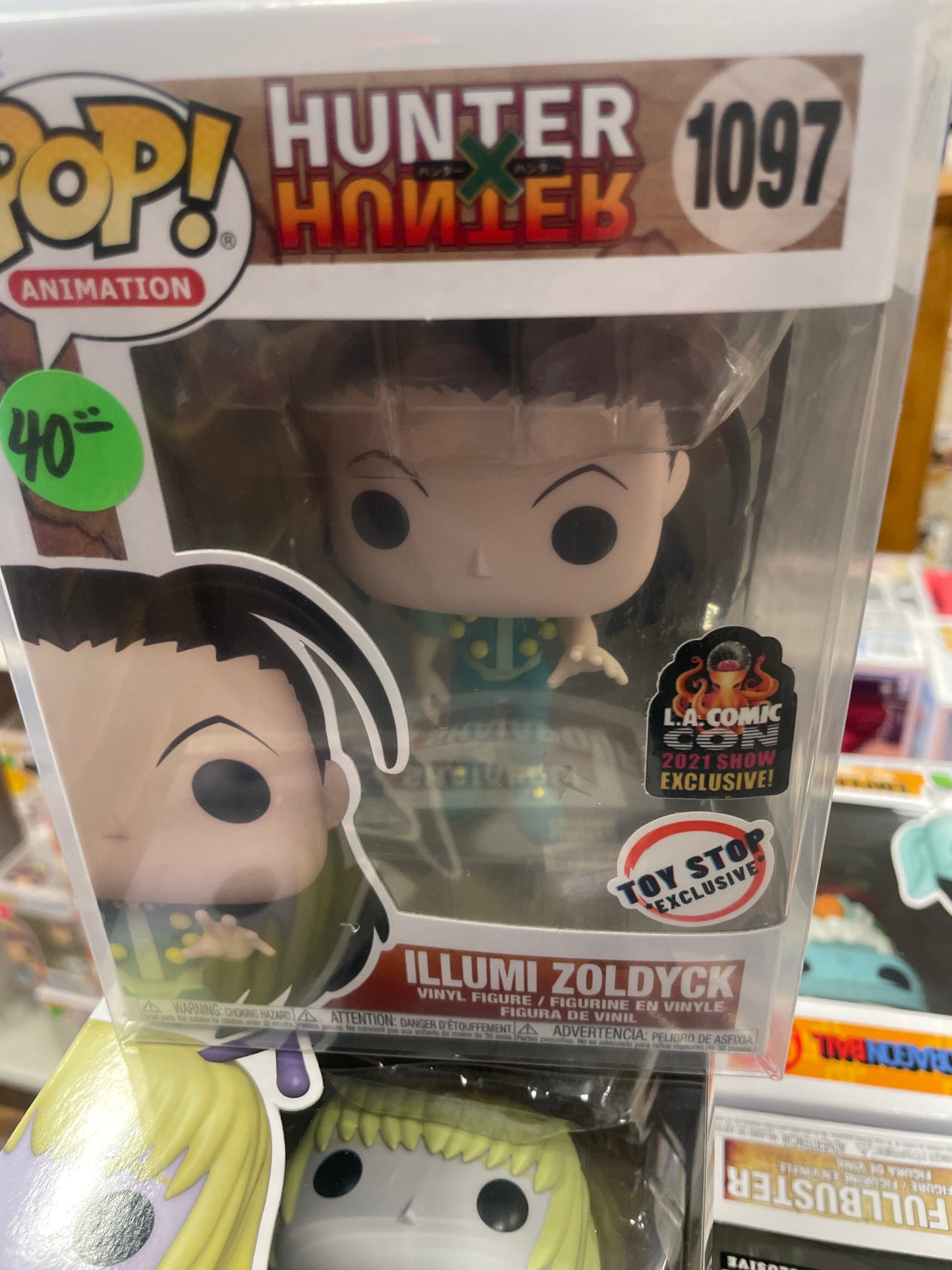 Hunter x hunter Illumi Zoldyck 1097 exclusive Funko Pop! Vinyl figure anime