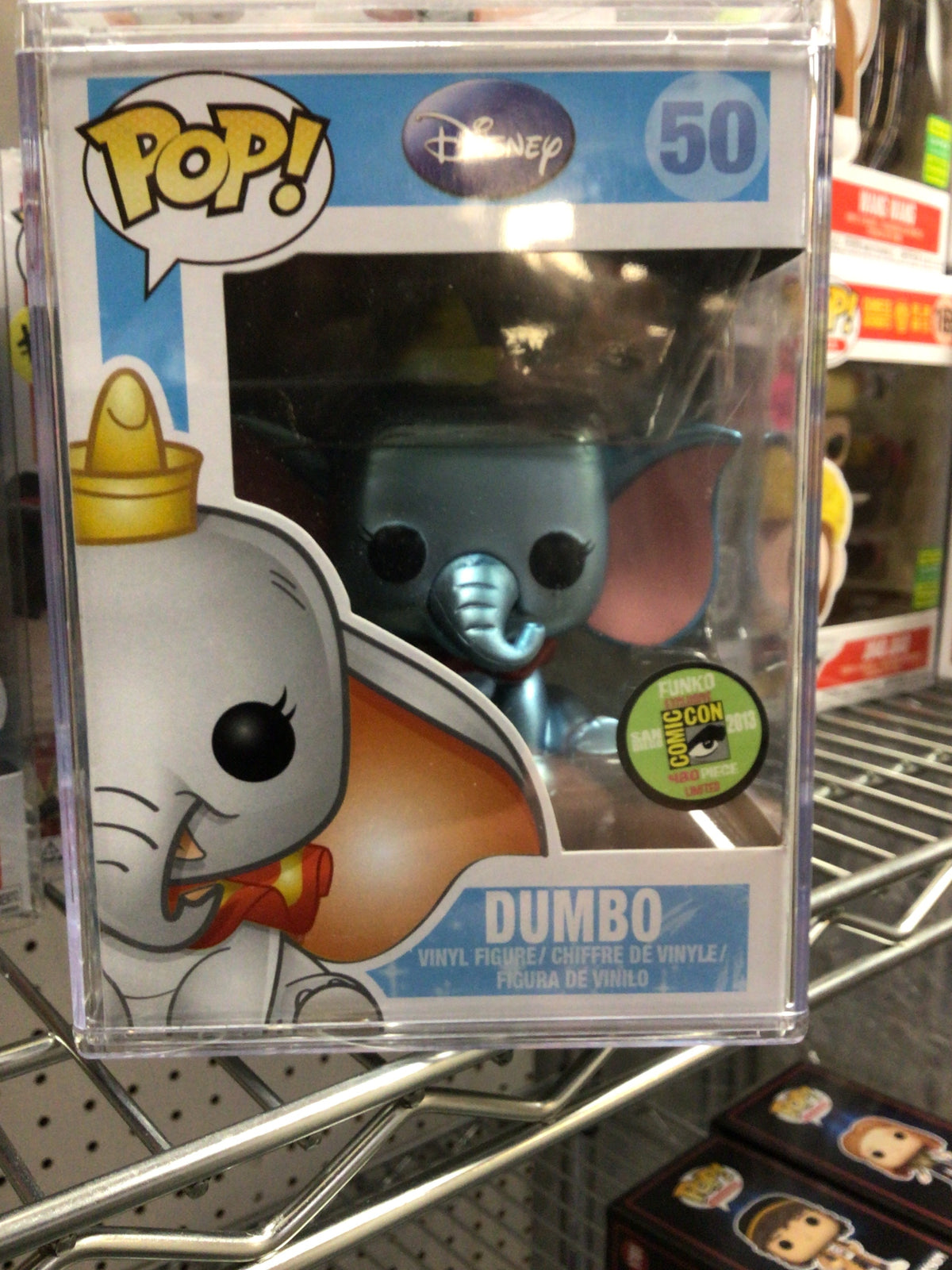Disney Dumbo #50 Metallic 2013 Comic Con Exclusive- LE /480 Funko Pop! Vinyl figure