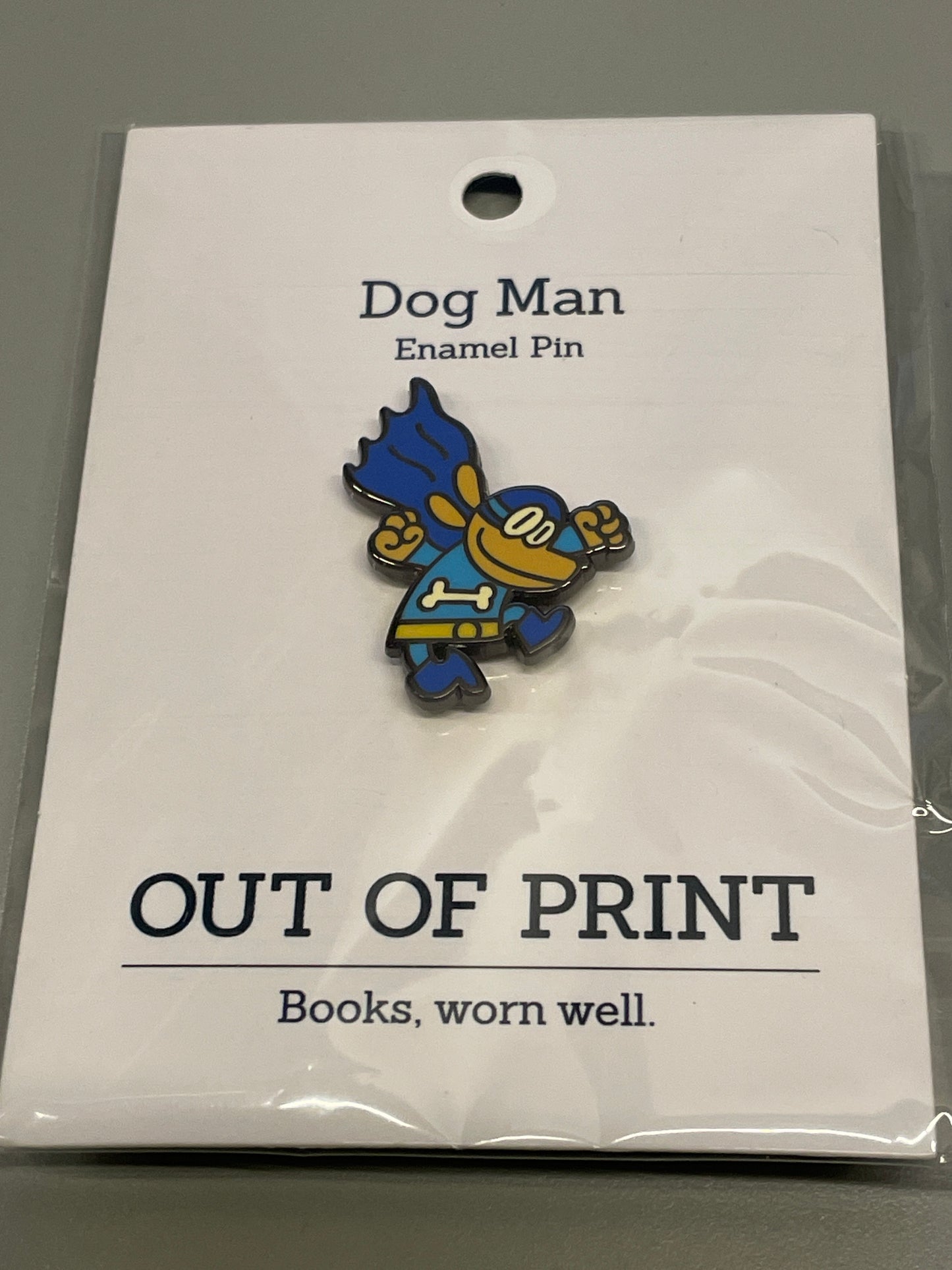 Out of Print - Dog Man Enamel Pin