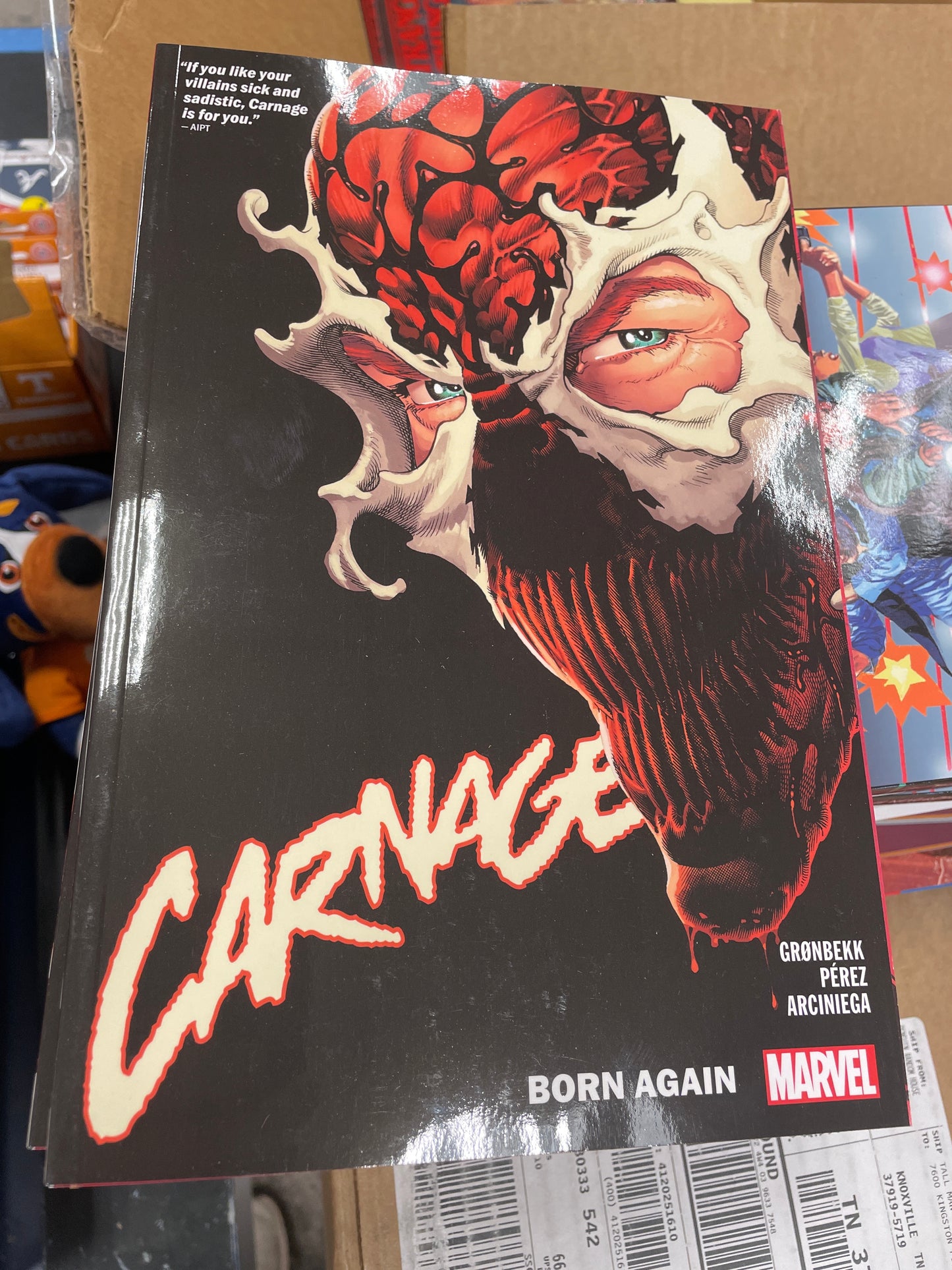 Carnage Born Again Marvel graphic novel