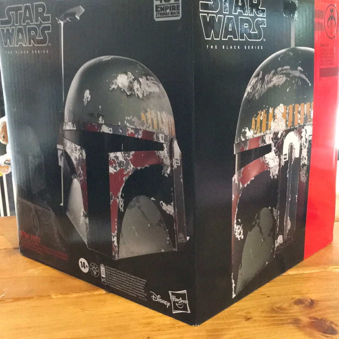 Boba Fett the black Series Electronic helmet Hasbro role playing Star Wars