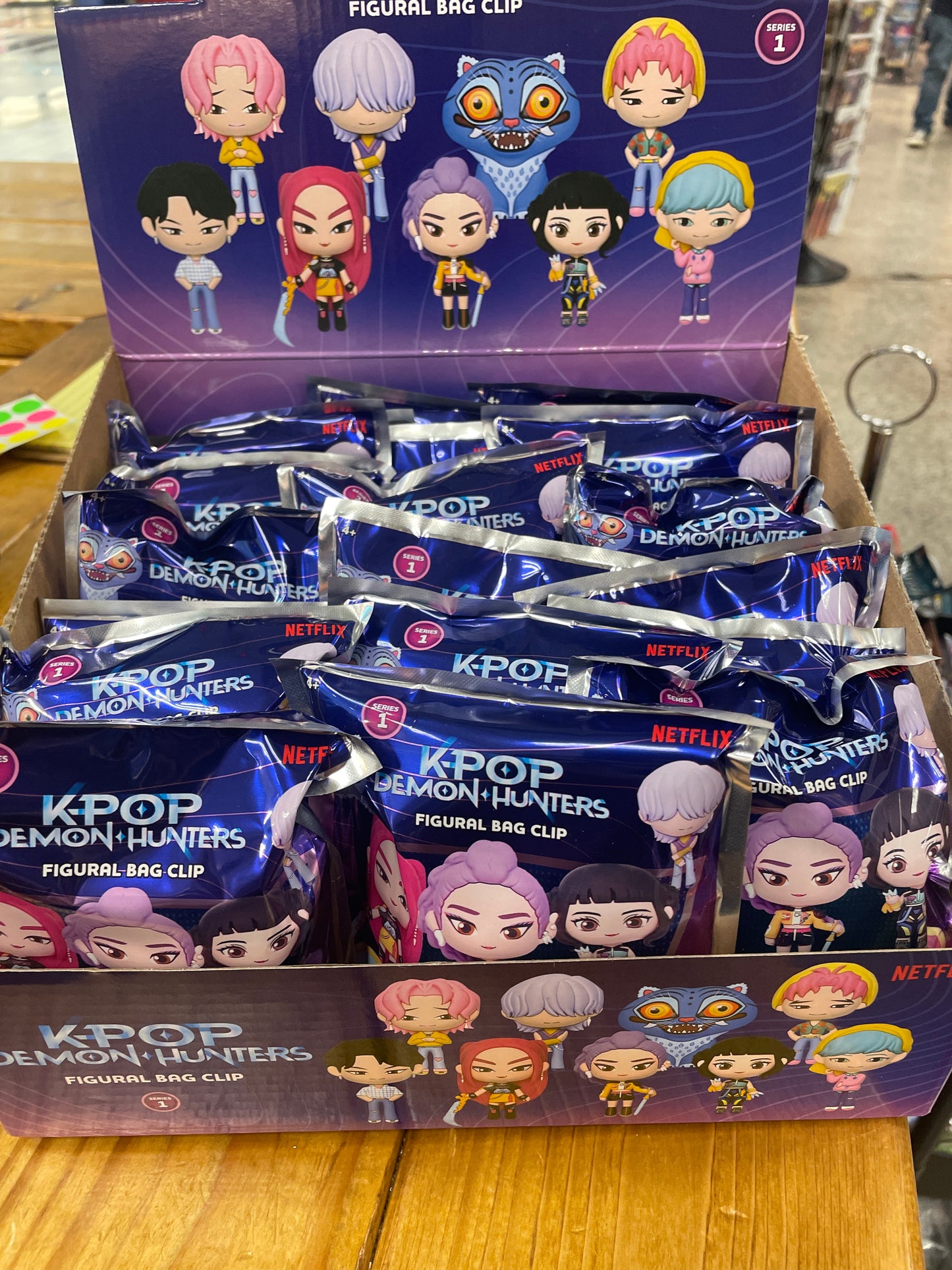 K-Pop Demon Hunter 3D Foam Bag Clip Blind Bag sealed random