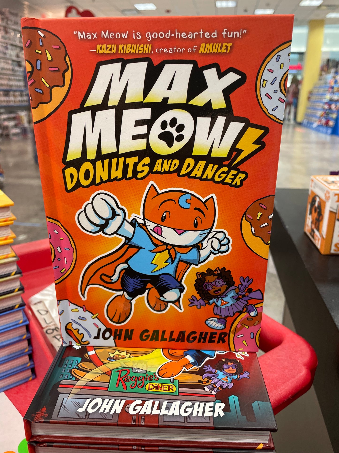 Max Meow: Donuts and Danger Graphic Novel (Hardcover)