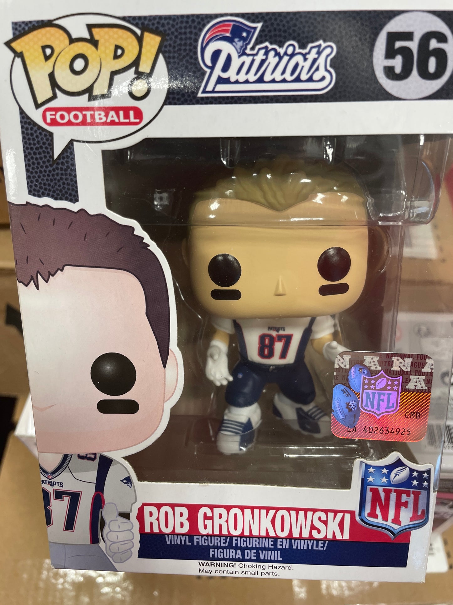 NFL Rob Gronkowski 56 Funko Pop vinyl figure sports