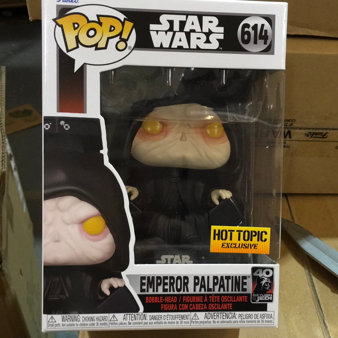 Star wars emperor palpatine 614 exclusive Funko Pop! Vinyl figure
