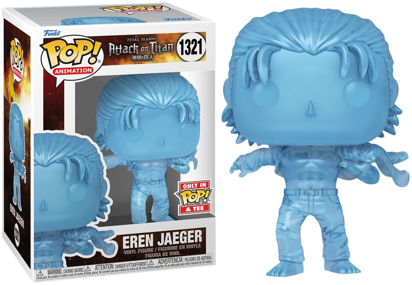 Eren Jaeger #1321 AOT 1321 FUNKO pop! Vinyl figure anime – Tall
