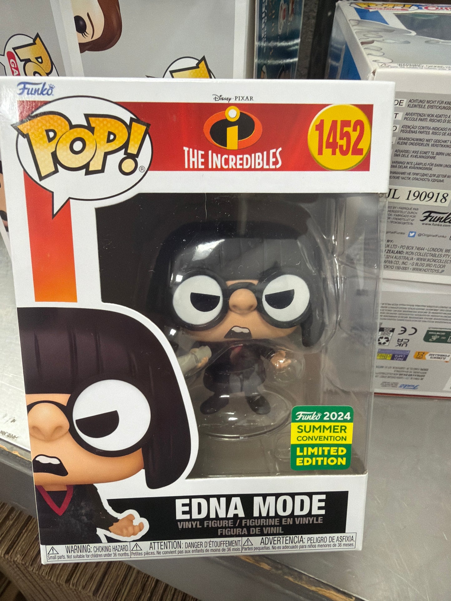 Incredibles Edna Mode 1452 exclusive Funko Pop! Vinyl Figure Disney