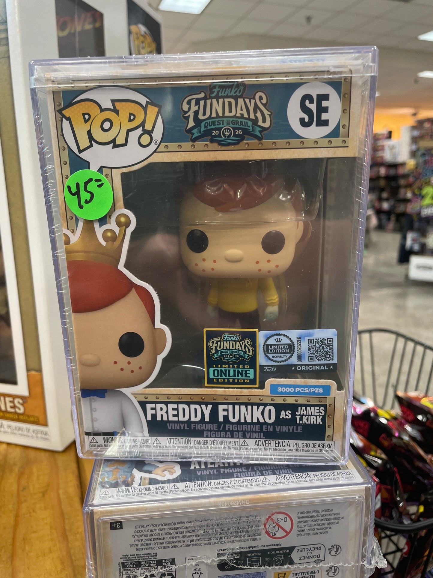 Freddy Funko as James T. Kirk exclusive Pop! Vinyl Figure