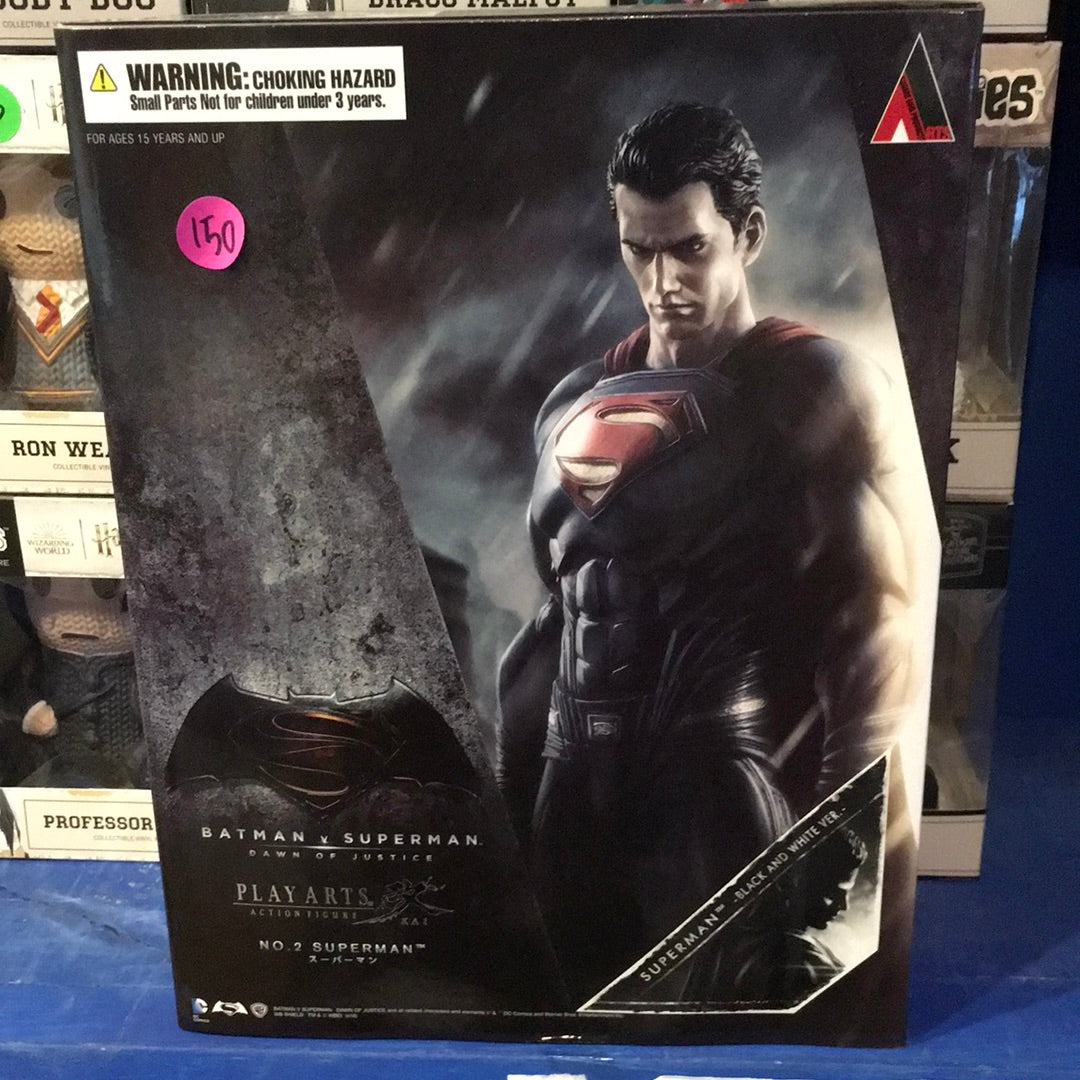 Batman v Superman - Dawn of Justice - Superman Black and White Vers.