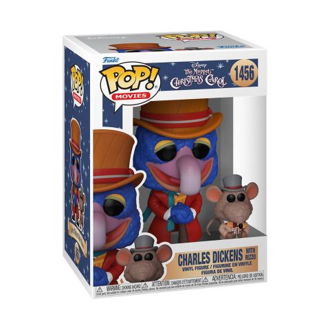 (PREORDER) Muppets Christmas Carol: Charles Dickens (Gonzo) w/ Rizzo Funko Pop! Vinyl Figure