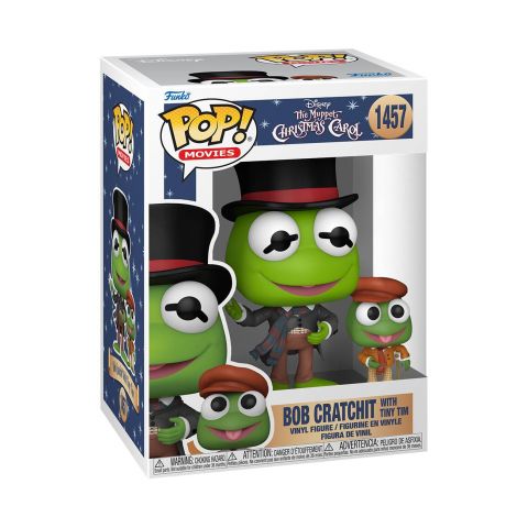 (PREORDER) Muppets Christmas Carol: Bob Crathit (Kermit) w/ Tiny Tim Funko Pop! Vinyl Figure