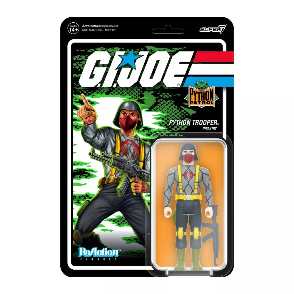 G.I. Joe Python Trooper Super7 Reaction
