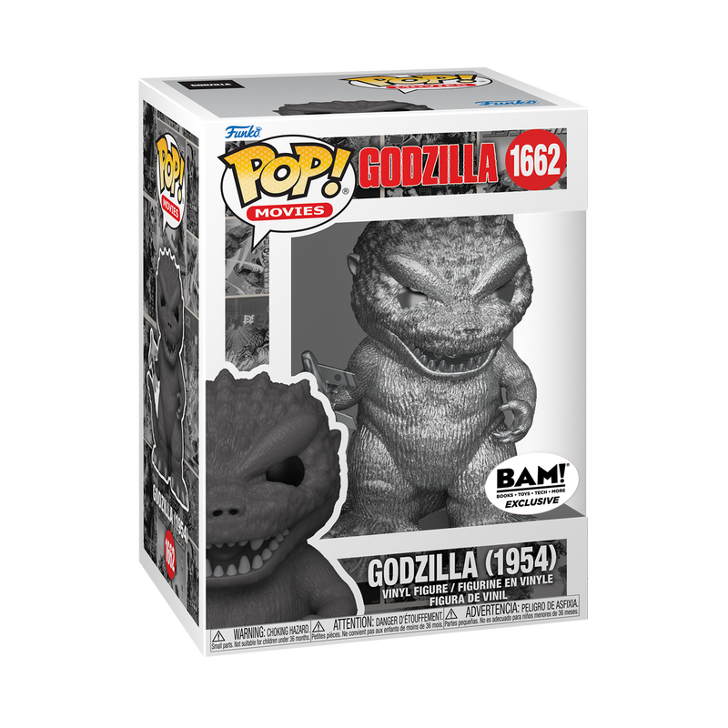 Godzilla 1954 Silver 1662 exclusive Funko Pop! Vinyl figure movie