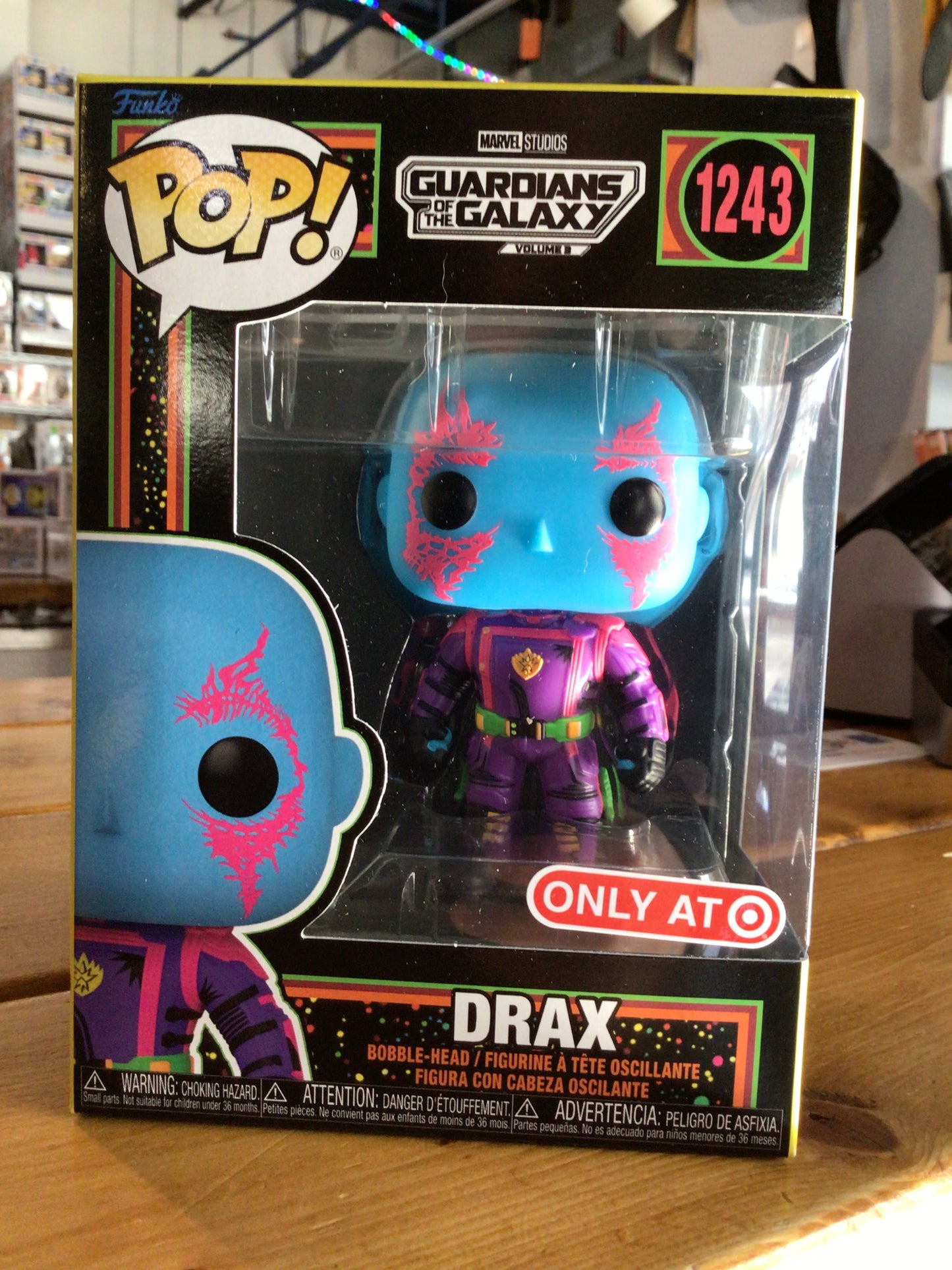 Marvel GOG: V3 - Drax #1243 blacklight - Funko Pop! Vinyl Figure