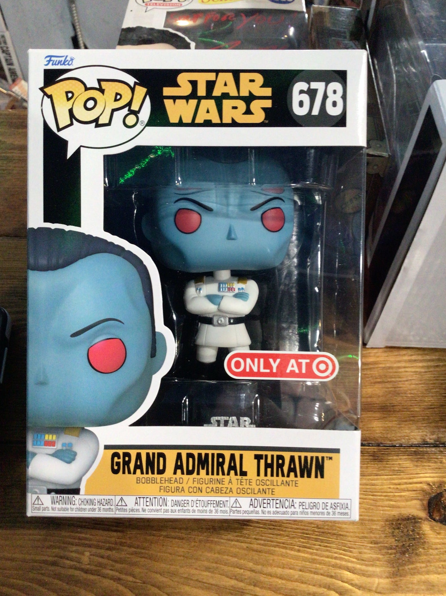 Star Wars - Grand Admiral Thrawn #678 exclusive- Funko Pop Vinyl Figure