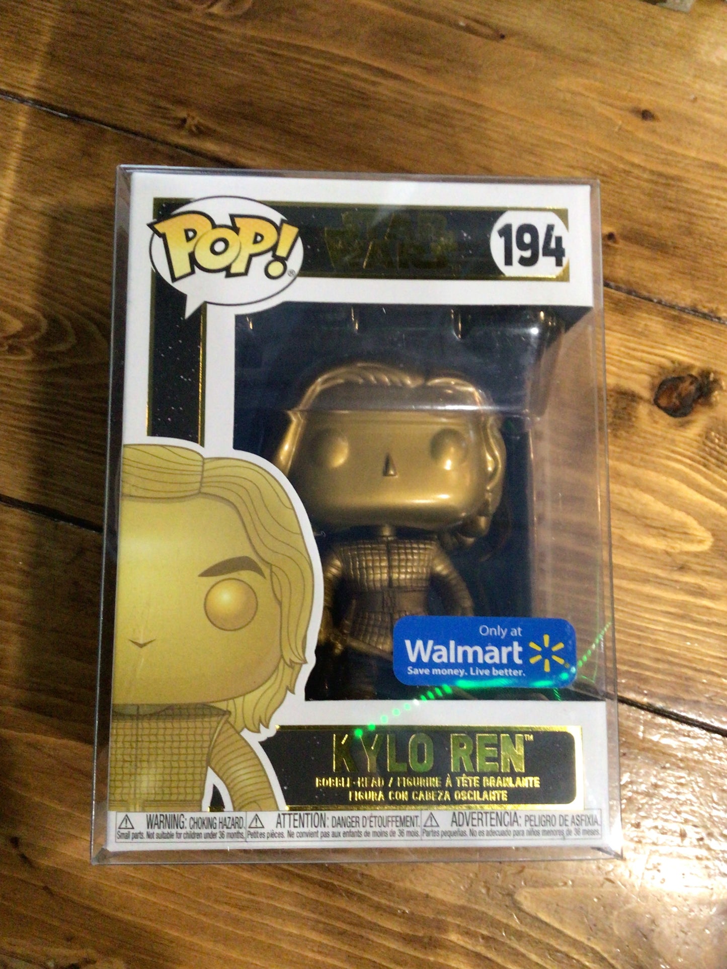Star Wars Kylo Ren #194 (Gold) exclusive Funko Pop! Vinyl figure