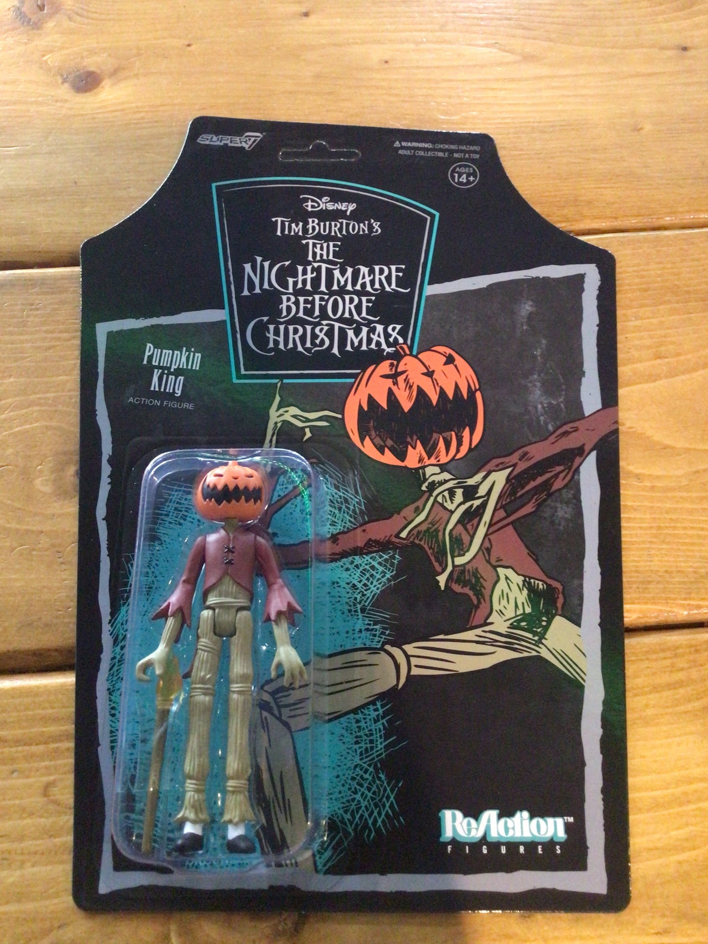 Disney - The Nightmare Before Christmas- The Pumpkin King - ReAction Figure by Super7 (nbc