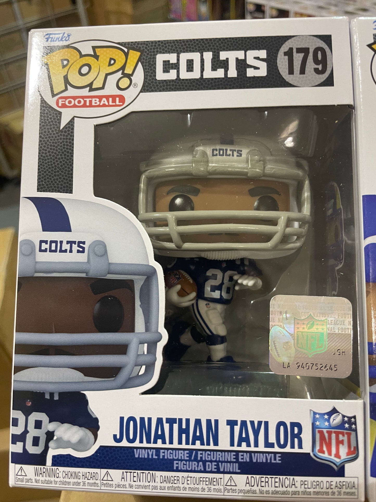 NFL Jonathan Taylor 179 FUNKO Pop only figure sports