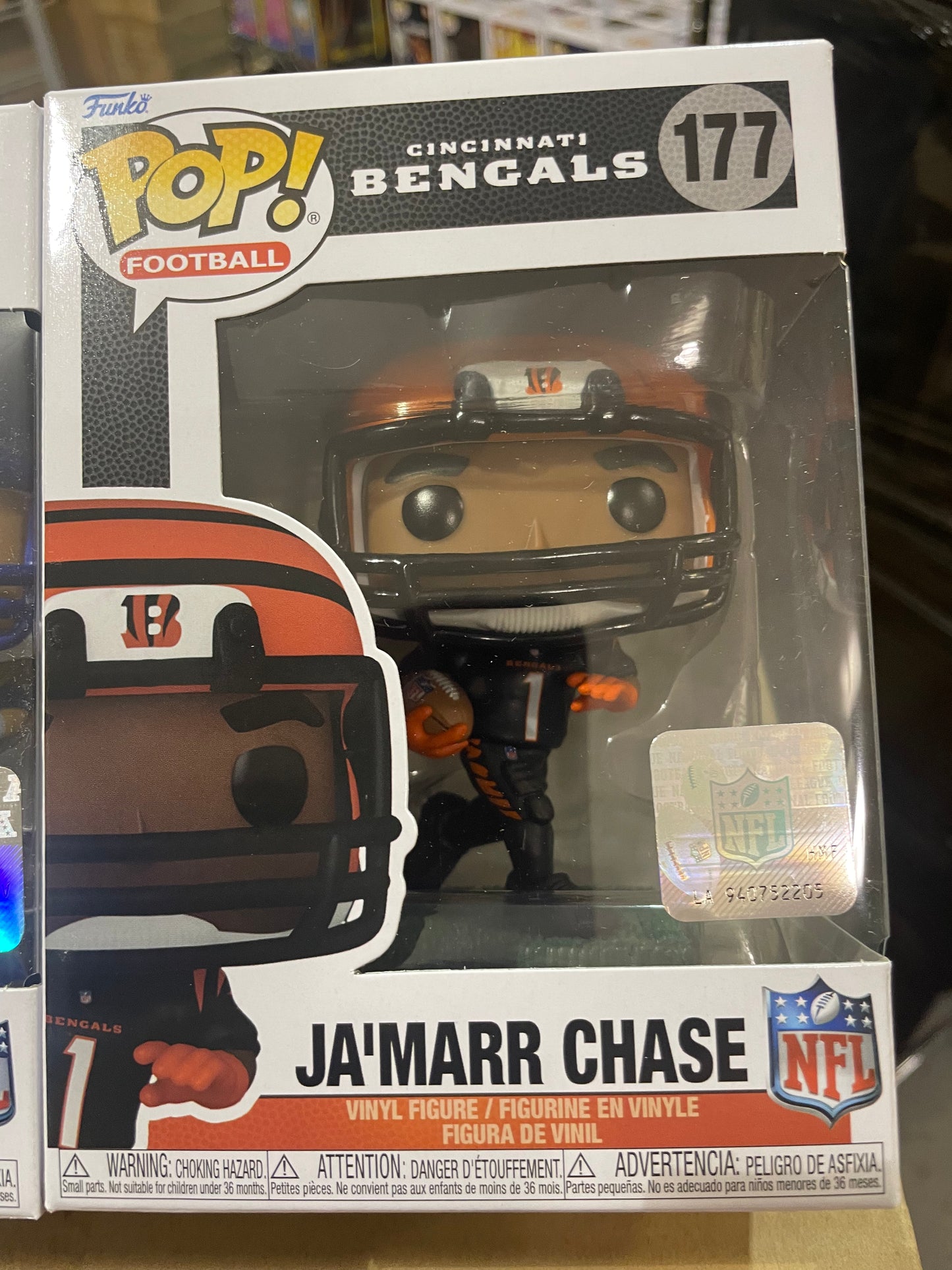 NFL jamarr chase FUNKO Pop vinyl figure sports