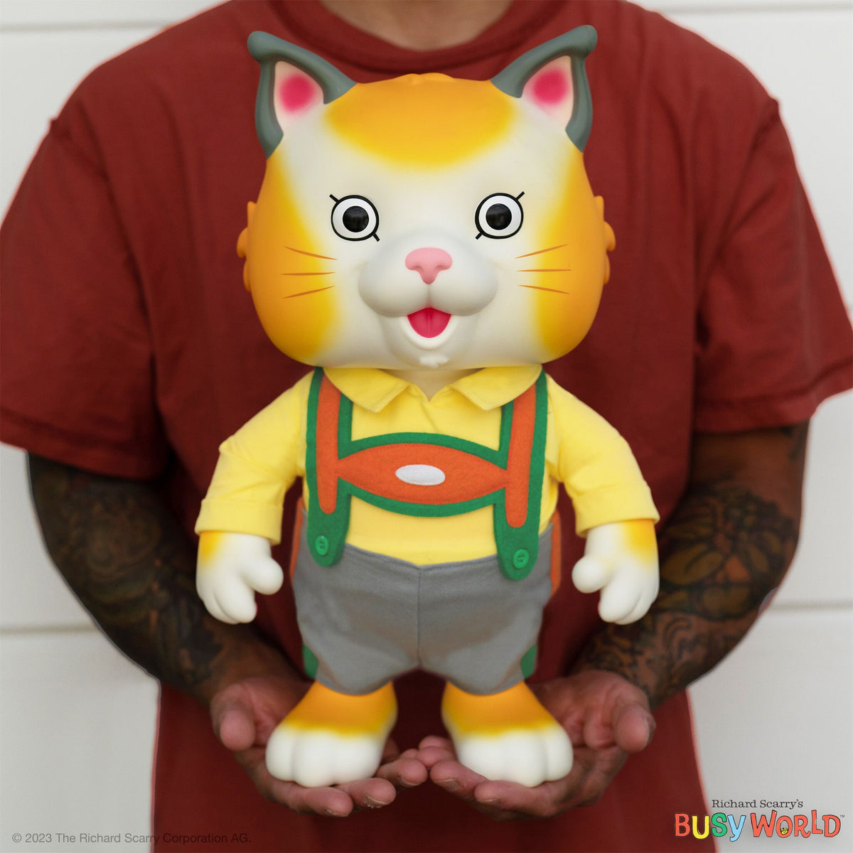 Super7 mega figure supersize Busytown Huckle Cat