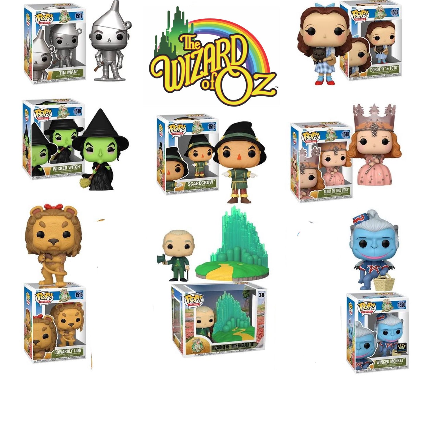 The Wizard of Oz - 2024 Pop! Vinyl Figures