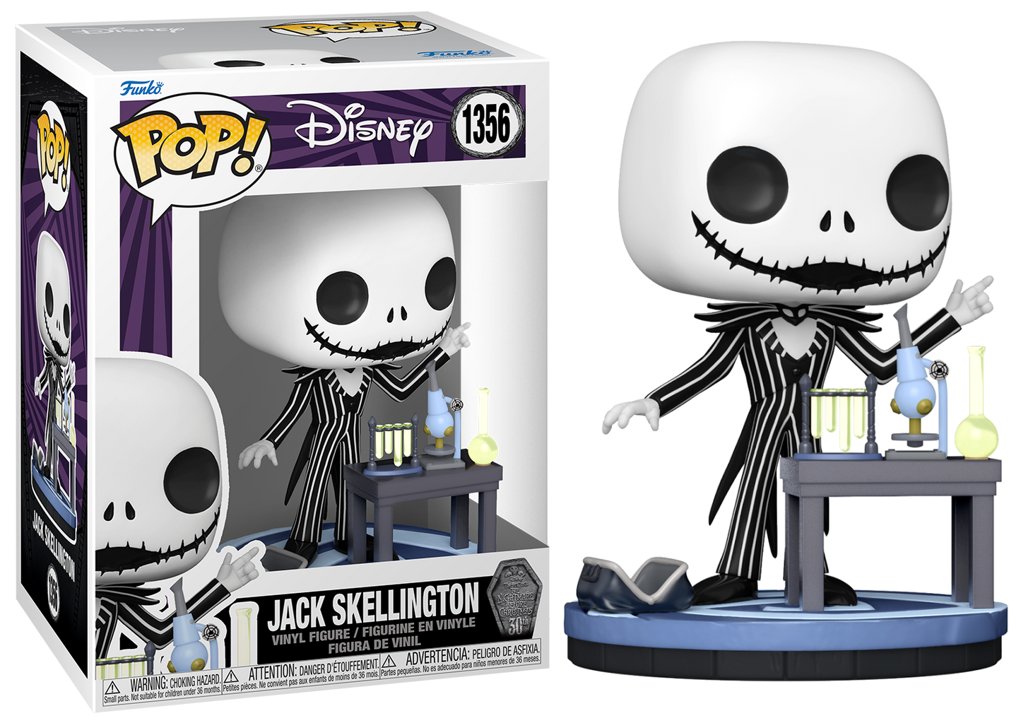 Disney Nightmare Before Christmas 30th Annv - Jack Skellington #1356 - Funko Pop Vinyl Figure