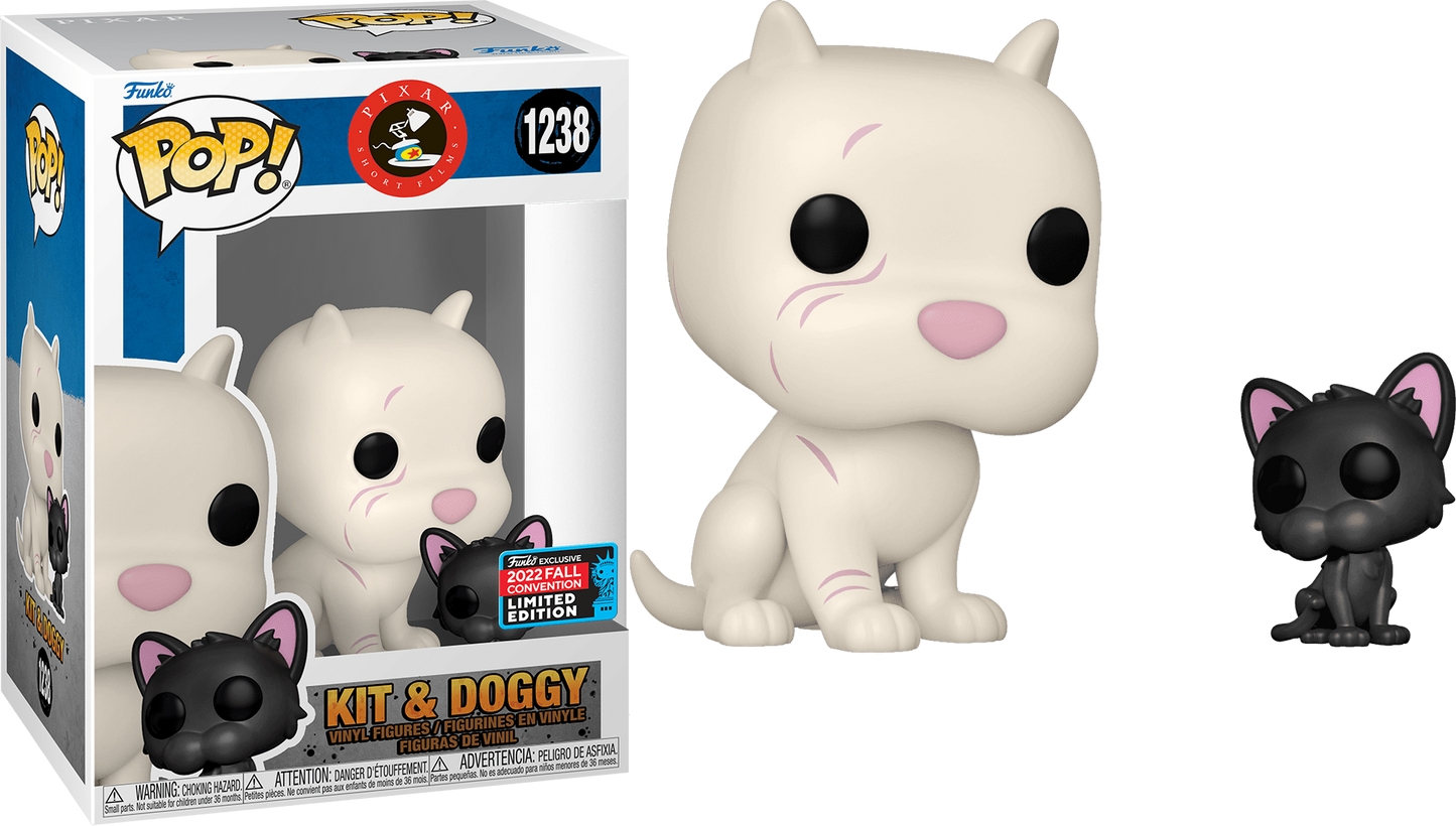 Disney Pixar Short Films Kit & Doggy #1238 2022 Convention Exclusive Funko Pop! Vinyl Figure (movies)