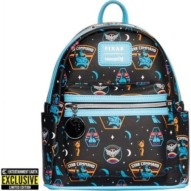 Lightyear Star Command Buzz Lightyear Print Mini Backpack by Loungefly