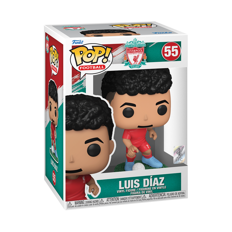 Soccer Liverpool Luis Diaz 55 Funko Pop Vinyl Figure Sports