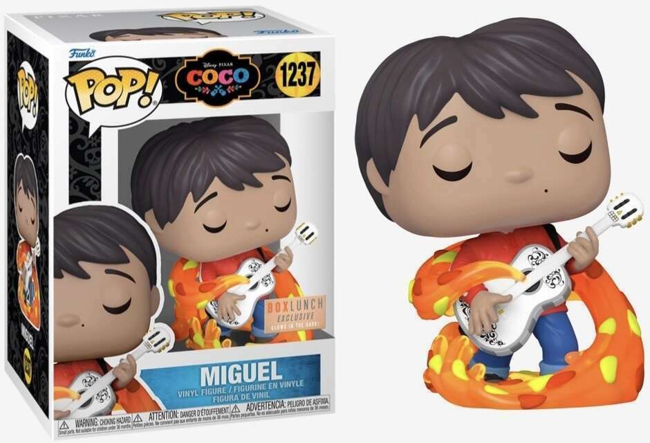 Disney - Coco - Miguel #1237 Box Lunch Exclusive GITD Funko Pop! Vinyl Figure