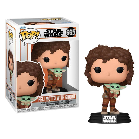 Star Wars - Peli Motto with Grogu #665 - Funko Pop! Vinyl Figure