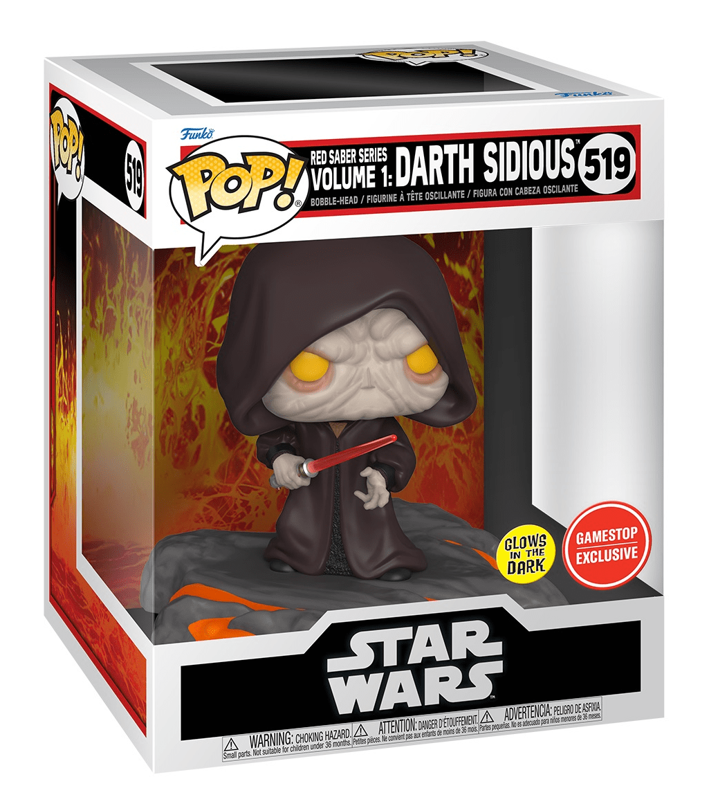 Star Wars Darth Sidious Exclusive #519 Funko Pop! Vinyl Figure