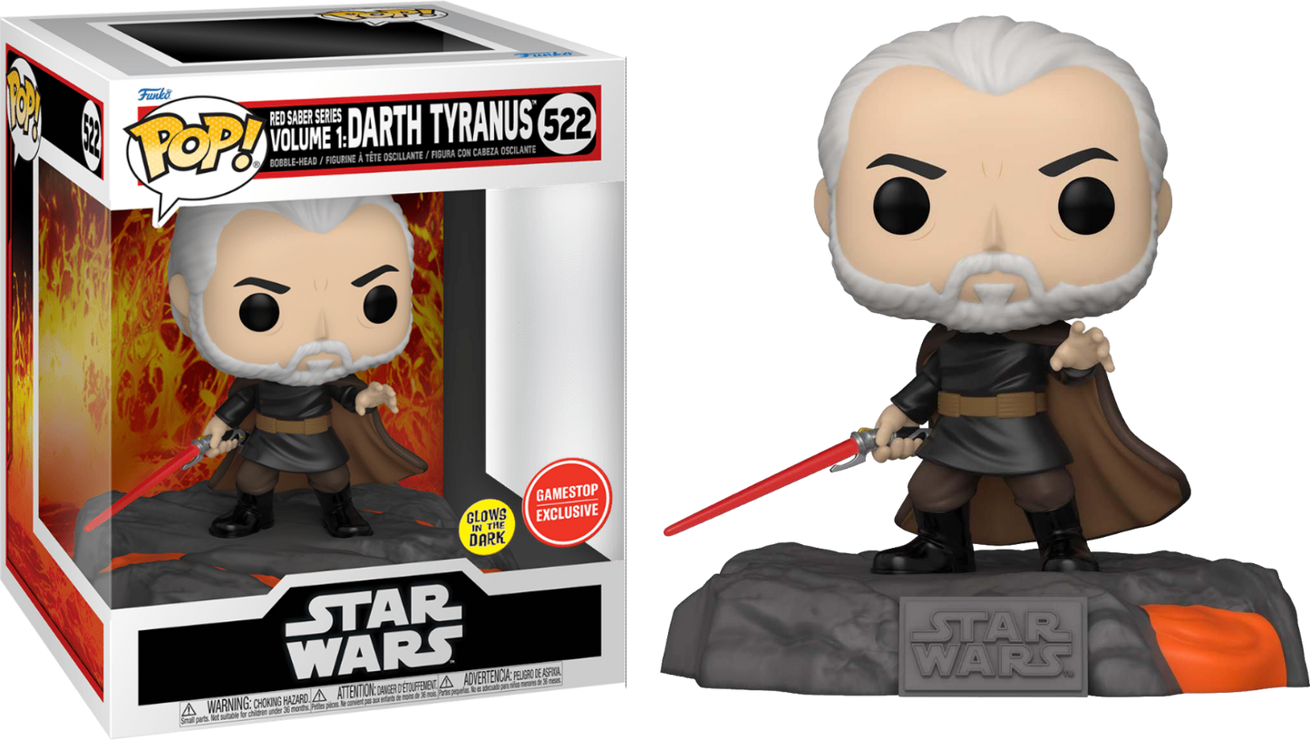 Star Wars Darth Tyranus Exclusive #522 Funko Pop! Vinyl Figure
