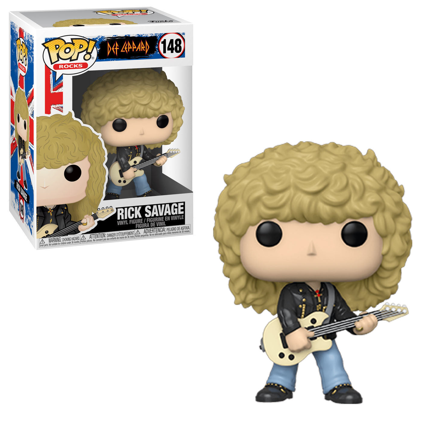 Def Leppard - Rick Savage #148 - Funko Pop Vinyl Figure (rocks)