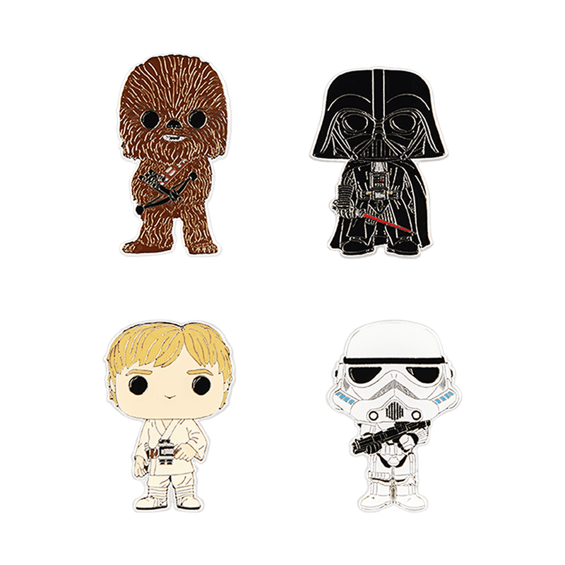 Star Wars POP pins 4 pack