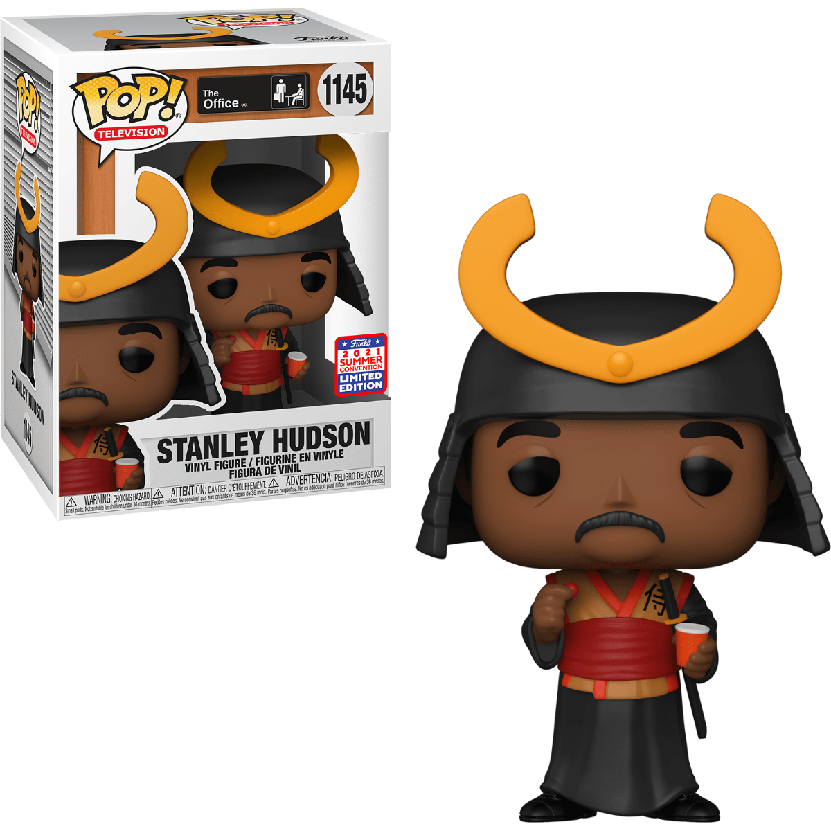 The Office - Stanley Hudson #1145 (Warrior) - Exclusive Funko Pop Vinyl Figure (Television)