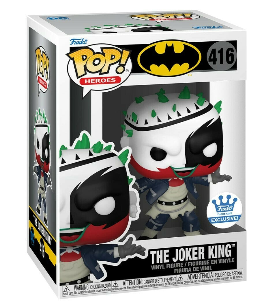 Batman The Joker King Funko Exclusive 416 Funko Pop! Vinyl figure dc c –  Tall Man Toys & Comics