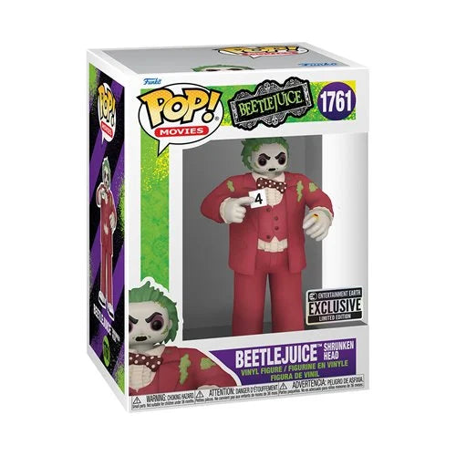 Beetlejuice Beetlejuice shrunken head exclusive 1761 - Funko Pop! Vinyl Figure movie