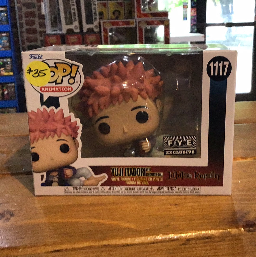 Jujutsu Kaisen - Yuji Itadori with Tsukamoto Doll #1117 FYE Exclusive - Funko Pop! Vinyl Figure
