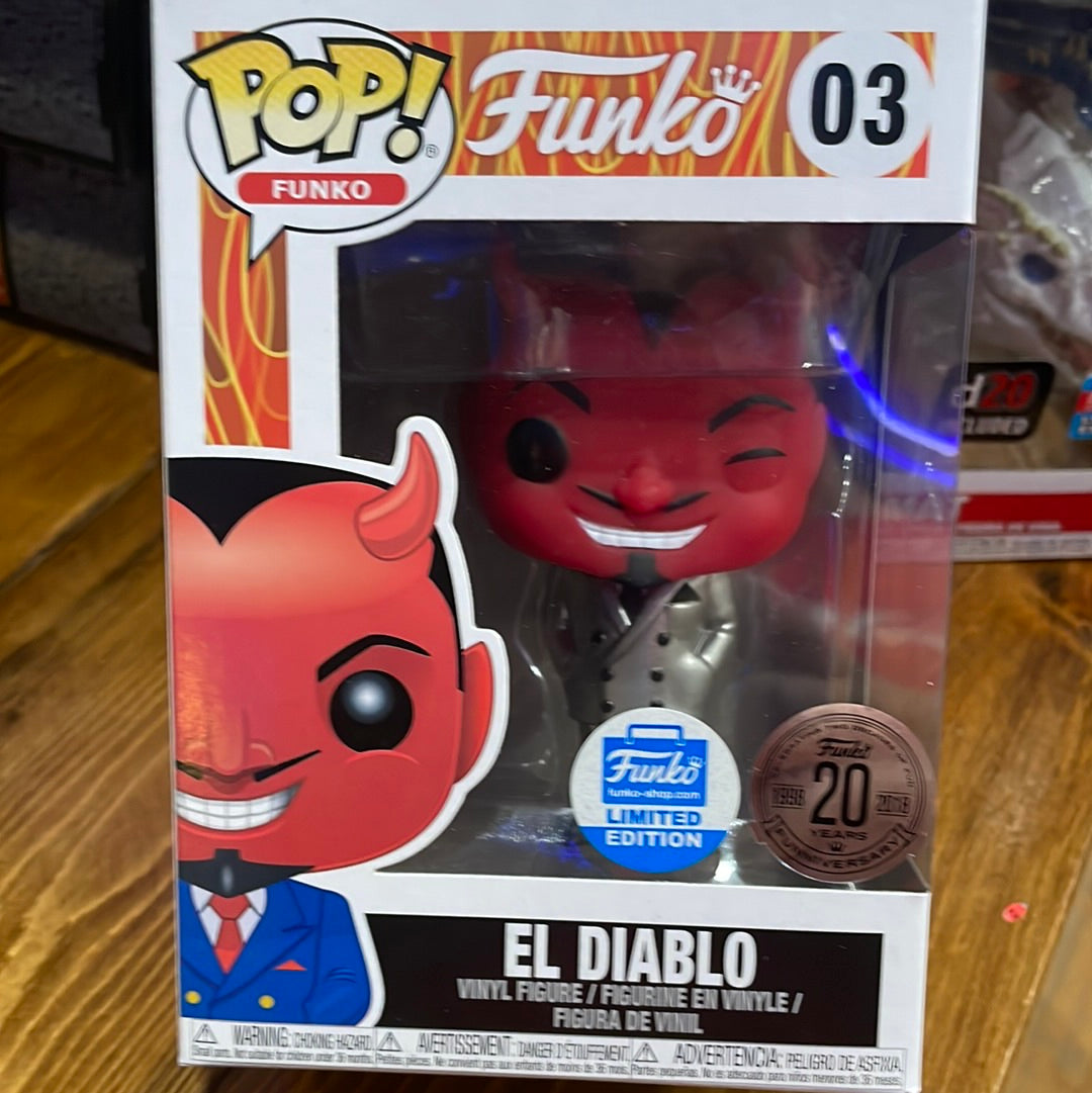 Ad Icons - El Diablo (silver Shirt) #03 - 2019 Exclusive Funko Pop! Vinyl Figure