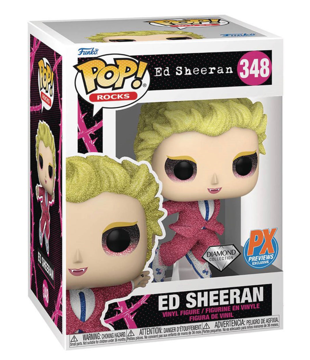 ROCKS Ed Sheeran diamond exclusive Funko Pop! Vinyl Figure