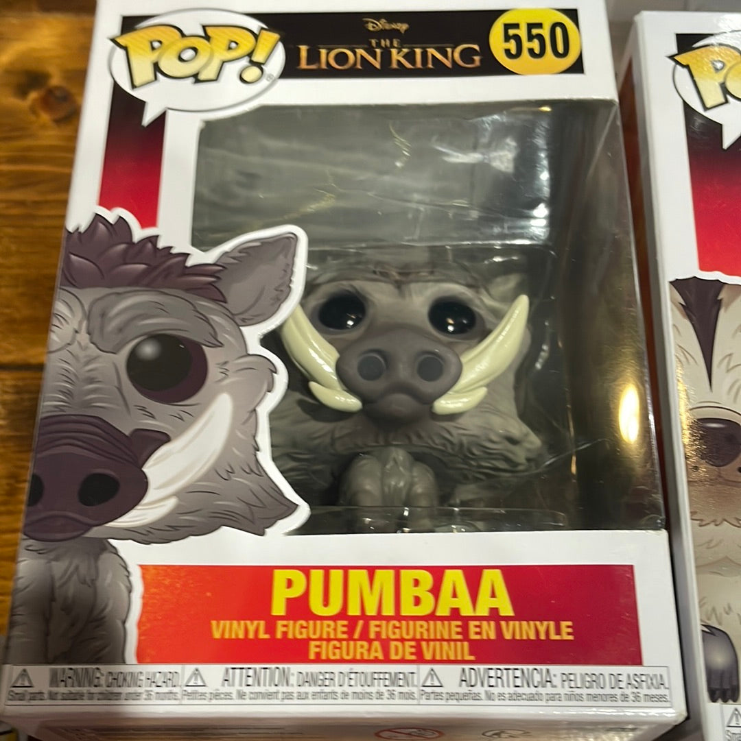 Disney the lion king Pumbaa 550 Funko Pop! Vinyl figure STORE 2020