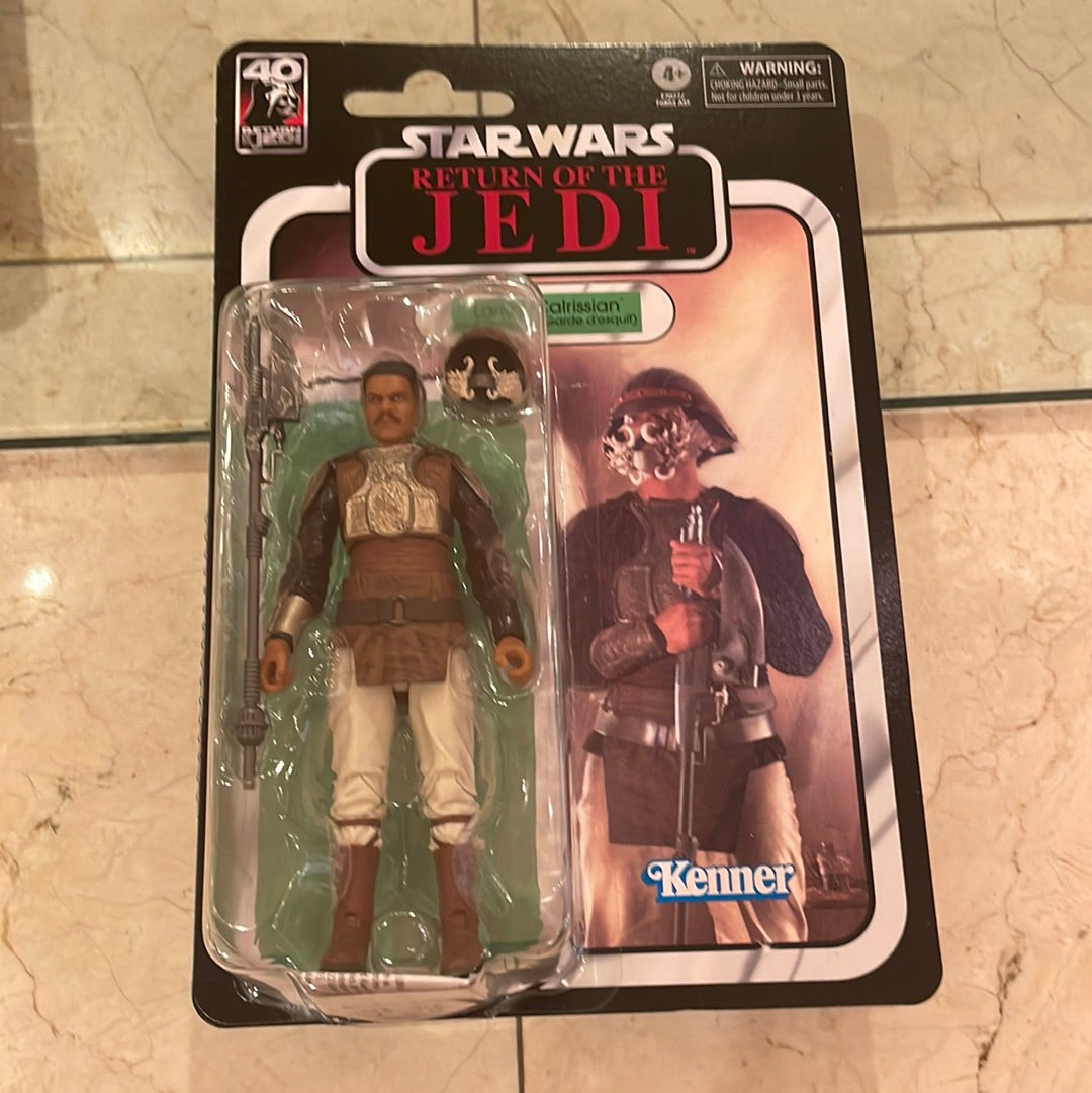 Star Wars black series rotj Lando Calrissian skiff guard Kenner