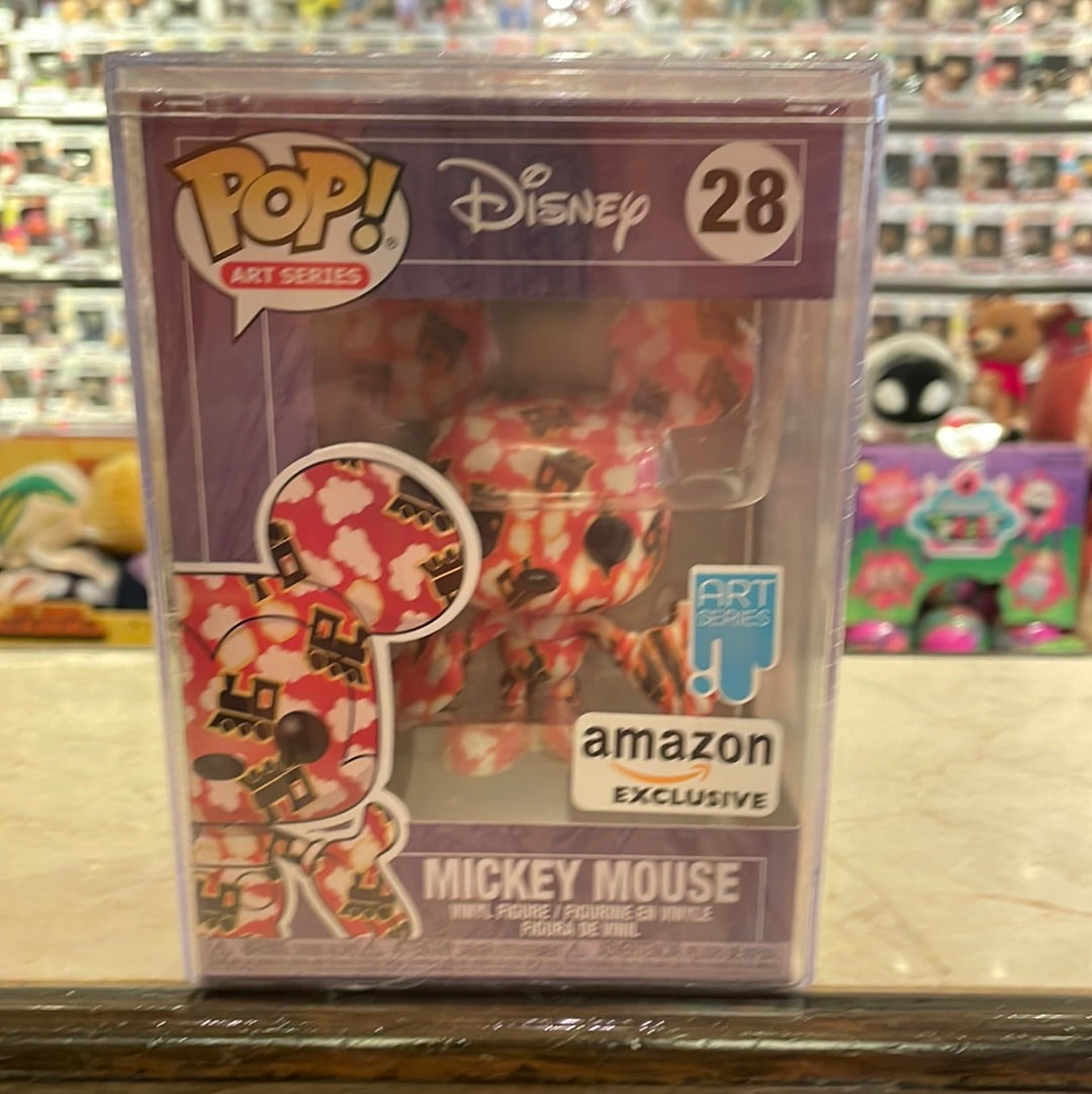 Mickey #28 (Artist Series) w/case Funko Pop! Vinyl Figure – Tall