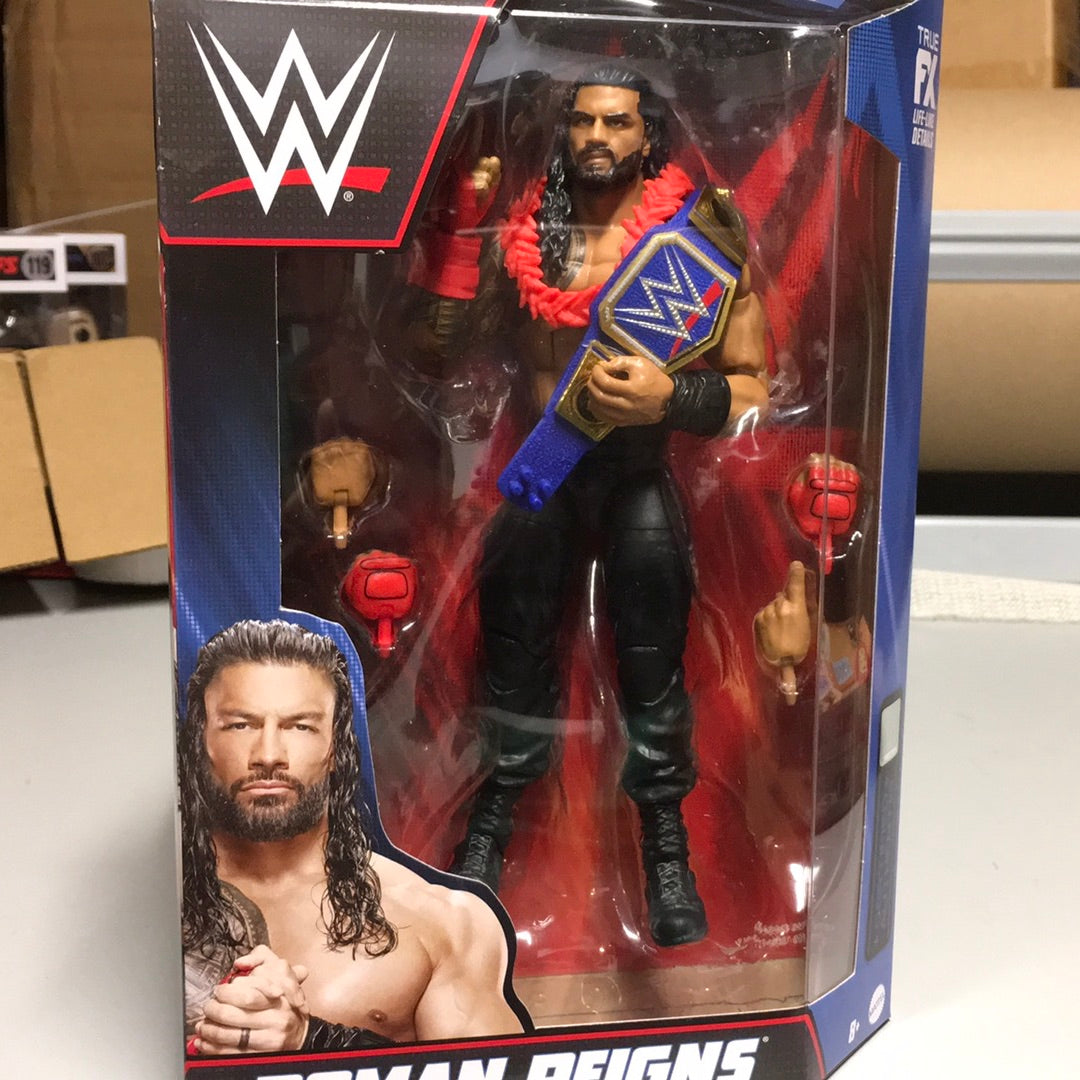 WWE Roman Reigns Elite series 103 action figure Mattel Tall Man Toys