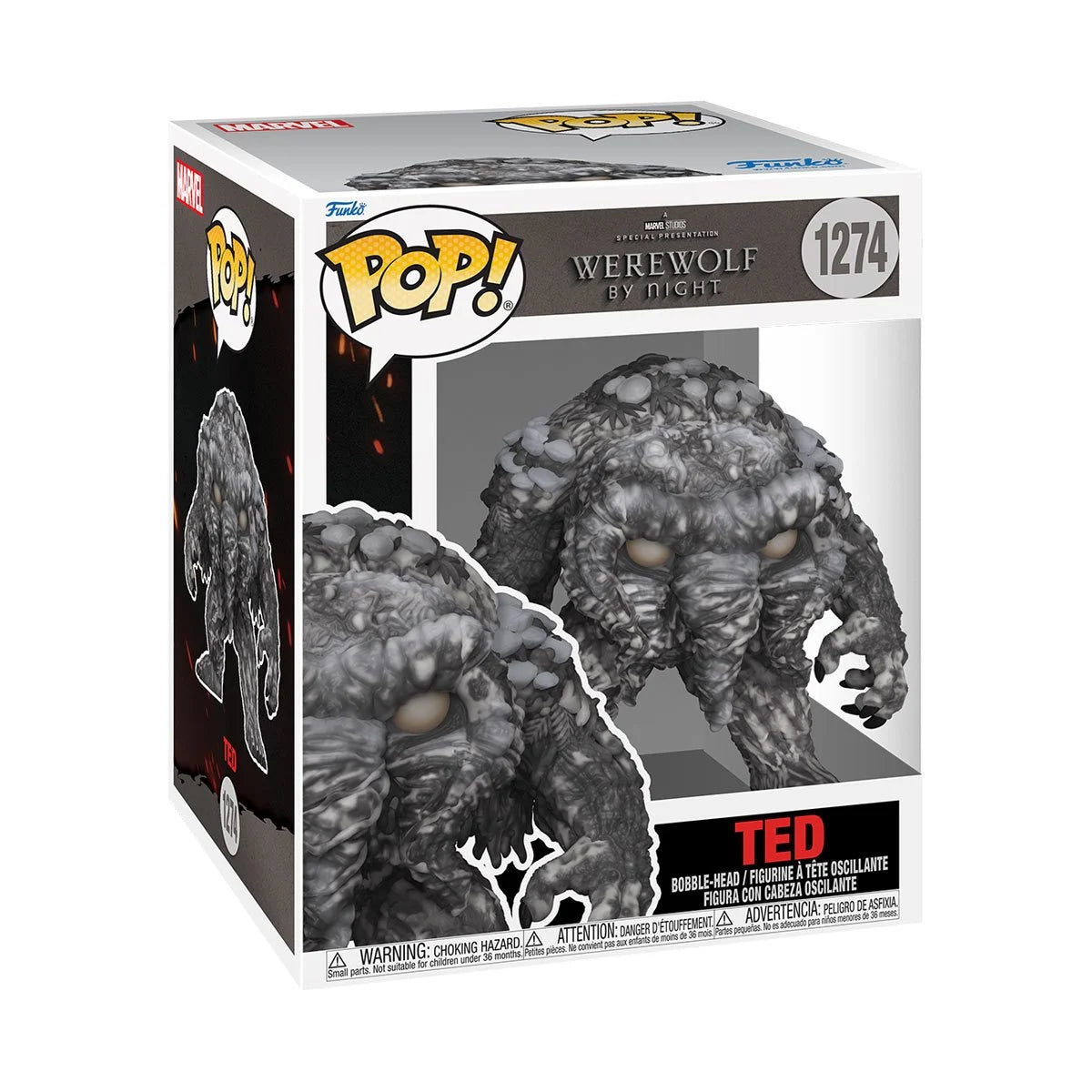 WBN Werewolf by night Ted 6 inch Funko Pop! Vinyl figure marvel