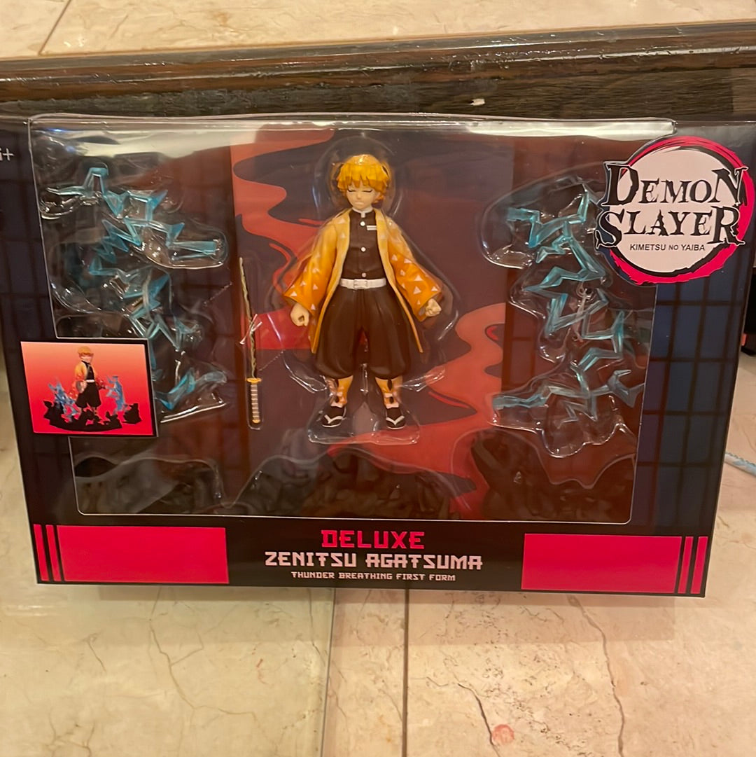 Demon Slayer Zenitsu Agatsuma 4" deluxe Action Figure Wave 1 Nezuko Kamado McFarlane