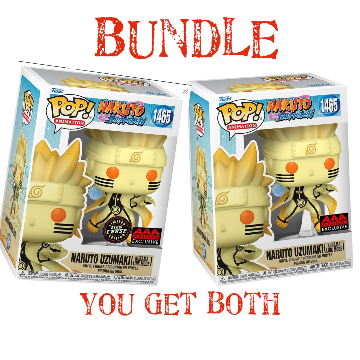 Naruto: Shippuden - Naruto Uzumaki (Kurama Link Mode) #1465 - Funko Pop! Vinyl Figure