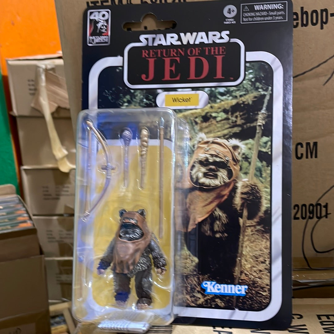 Star Wars black series rotj Wicket E Warwick Hasbro